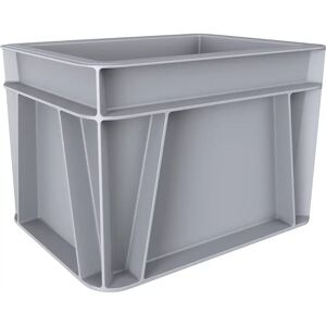 kaiserkraft Euro-recipiente apilable, capacidad 3 l, L x A x H 200 x 150 x 145 mm, PP, gris