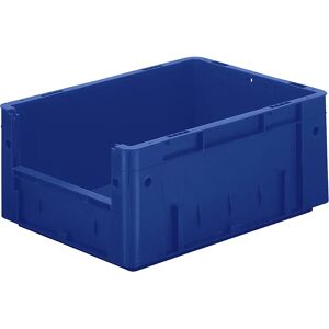 kaiserkraft Recipiente apilable euronorma, capacidad 14,5 l, L x A x H 400 x 300 x 175 mm, UE 4 unid., azul