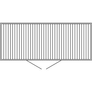 LaCont Contenedor de sustancias peligrosas también para el almacenamiento activo de sustancias inflamables, H x A x P exteriores 2385 x 5075 x 2075 mm, galvanizado