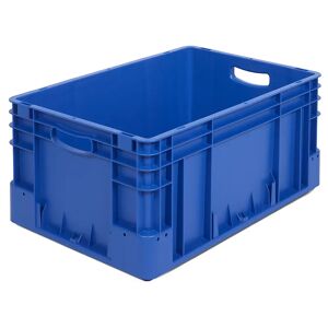 kaiserkraft Recipiente industrial, capacidad 50,8 l, L x A x H 600 x 400 x 270 mm, UE 4 unid., azul