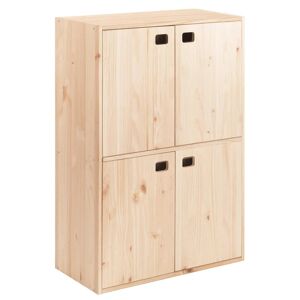 Caja de madera de 14x30x20 cm y capacidad de 8L