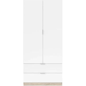 Armario ropero puerta corredera Spaceo home Tokyo blanco 240x240x60cm