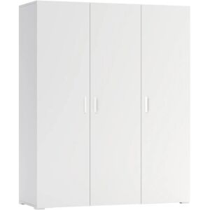 Armario ropero puerta abatible Dabih Blanco / Roble 90,2x205x53 cm