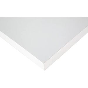 Tablero aglomerado con 2 cantos blanco de 39,5x244x1,6 cm  (anchoxaltoxgrosor)