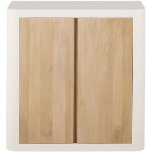 Maisons du Monde Aparador con 2 puertas color crema