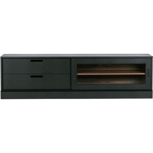 WOOOD Mueble tv de madera negra