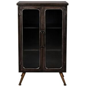 Dutchbone Gabinete de metal negro