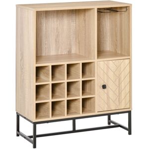 Homcom Aparador de cocina color madera 76 x 35 x 97 cm