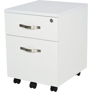 Homcom Gabinete de archivos color blanco 40 x 45,5 x 52,5 cm