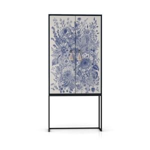 RNT by Really Nice Things Armario aparador 2 puertas MDF estampado floral