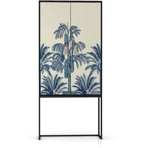 RNT by Really Nice Things Armario aparador 2 puertas MDF estampado tropical