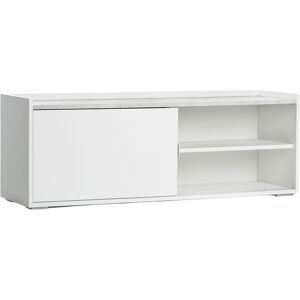 Klast Home Mueble tv de madera blanco 140 x 51 cm