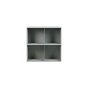 vtwonen Mueble 4 puertas abiertas en metal gris