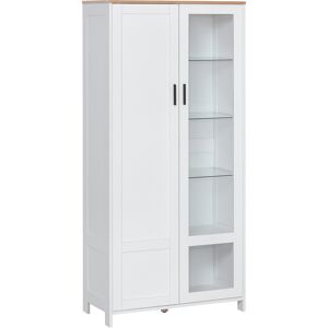 Homcom Alacena de cocina color blanco 76 x 36 x 160 cm