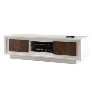 AQA DESIGN Mueble tv en melamina nogal