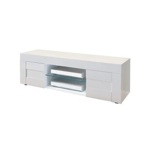 AQA DESIGN Mueble tv de melamina blanca