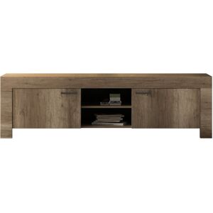 AQA DESIGN Mueble tv en melamina roble