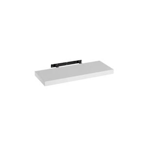 LOLAhome Estante de pared flotante blanco de 60x23 cm