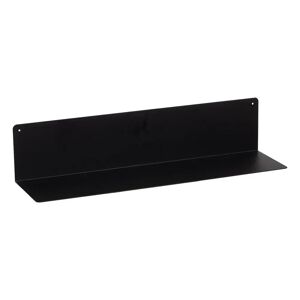 LOLAhome Estante para cuadros de metal negro de 60x13x15 cm