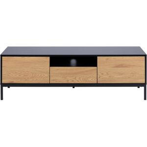 Miliboo Mueble TV industrial madera y metal L140 cm TRESCA