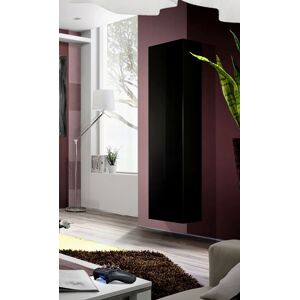 Armario colgante modelo Nora V4 (40x170cm) en negro