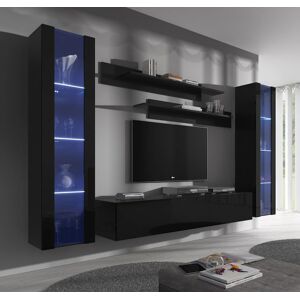 Conjunto muebles Nora negro modelo 8