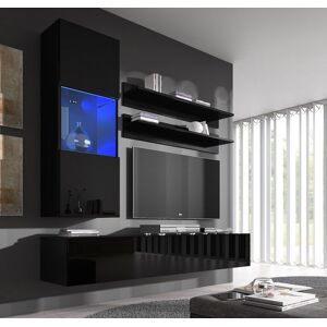 Conjunto muebles Nora negro modelo 6