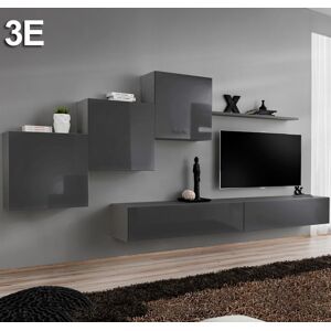 Conjunto de muebles Berit 3E gris (3,3m)