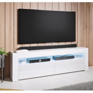 Mueble TV modelo Aker (140x50,5cm) color blanco