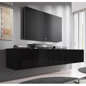 Mueble TV modelo Nora H2 (160 cm) en color negro