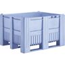 kaiserkraft Caja para palets, capacidad 610 l, azul