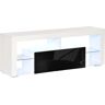 Homcom Mueble de tv bicolor 140 x 35 x 52 cm