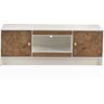 GEESE HOME Mueble tv de madera de fresno en blanco