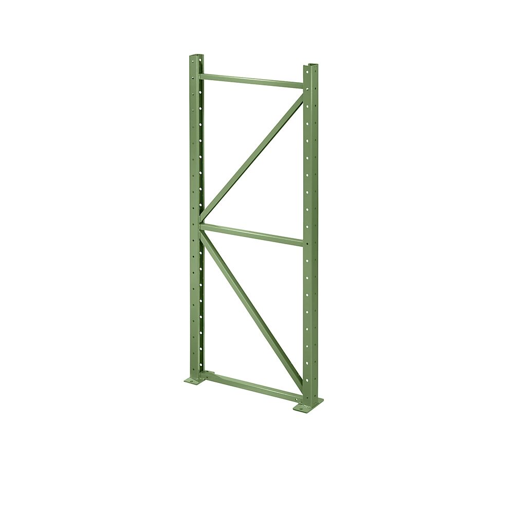 LISTA Marco soporte, profundidad 860 mm, altura 2000 mm, verde reseda