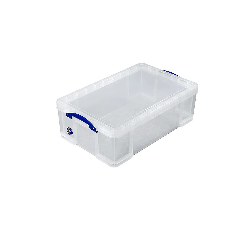 kaiserkraft Caja apilable REALLY USEFUL, con tapa, capacidad 50 l, L x A x H 710 x 440 x 230 mm