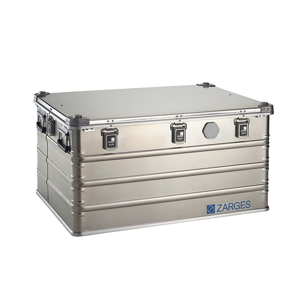 ZARGES Caja universal de aluminio IP67, capacidad 259 l, dimensiones exteriores L x A x H 950 x 690 x 480 mm