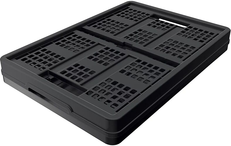 kaiserkraft Caja plegable CLAX, capacidad 46 l, negra, a partir de 10 unid.