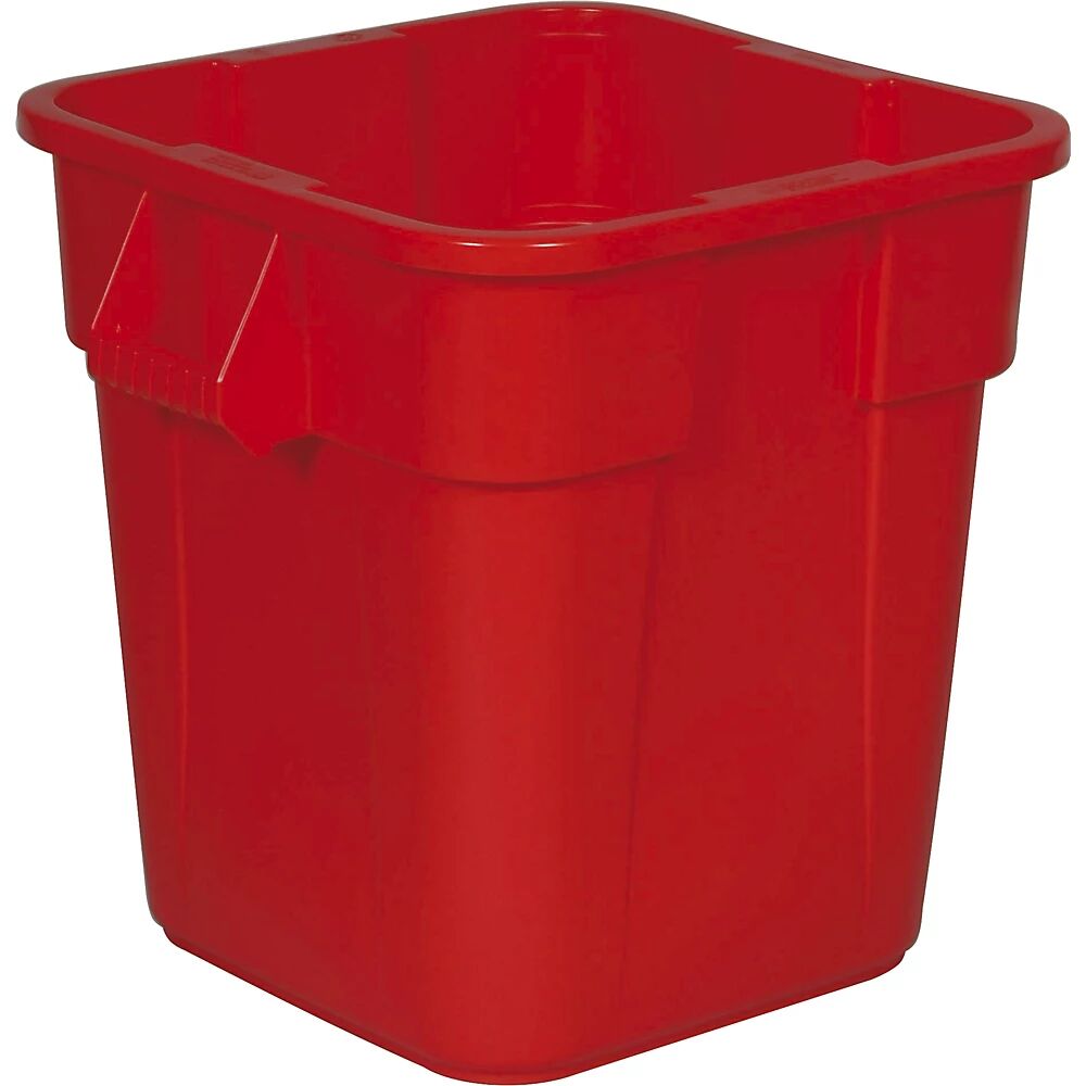 Rubbermaid Contenedor multiusos BRUTE®, cuadrado, capacidad 106 l, L x A x H 550 x 550 x 580 mm, en rojo
