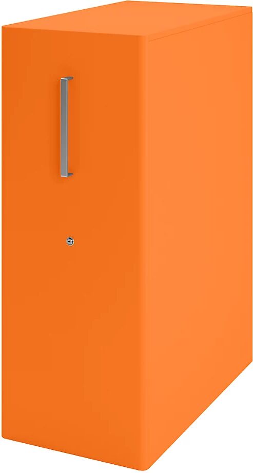 BISLEY Mueble auxiliar Tower™ 4, con cubierta, colocación a la derecha, 4 baldas, naranja