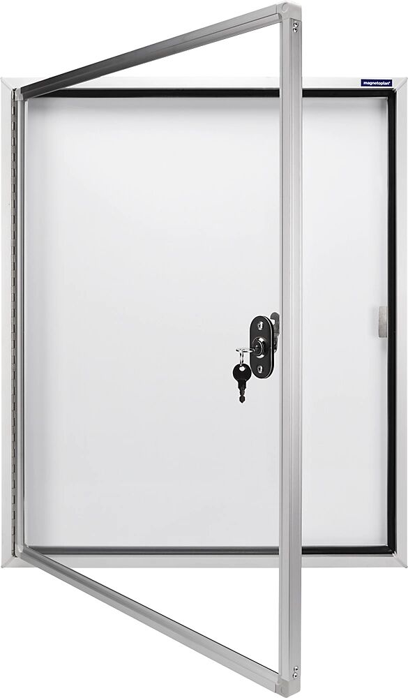 magnetoplan Vitrina CC, con vidrio de seguridad, capacidad 6 x DIN A4