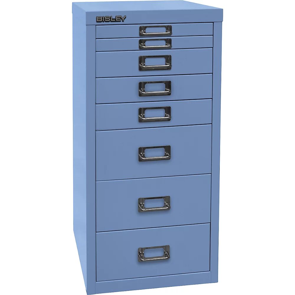 BISLEY Serie 29 MultiDrawer™, DIN A4, 8 cajones, azul