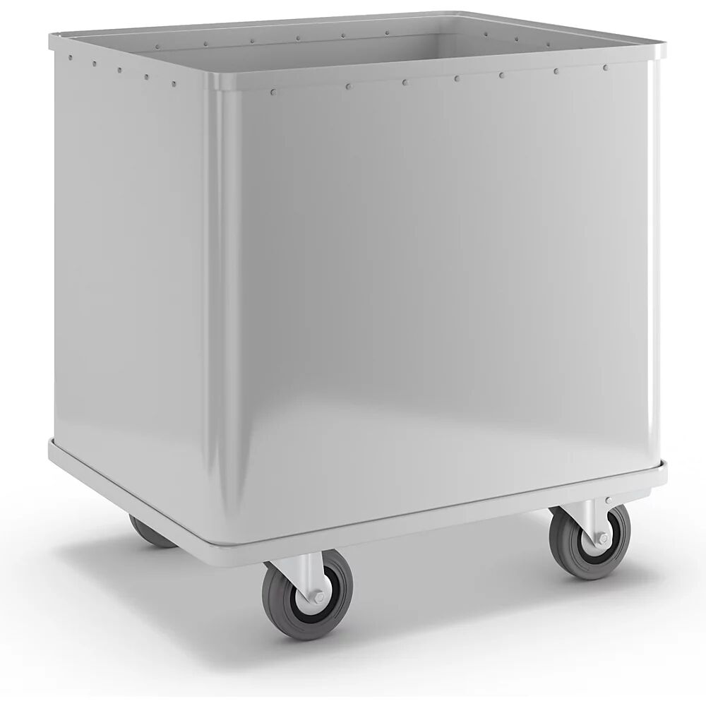 Gmöhling Carro-caja de aluminio, capacidad 230 l, L x A x H 730 x 580 x 760 mm