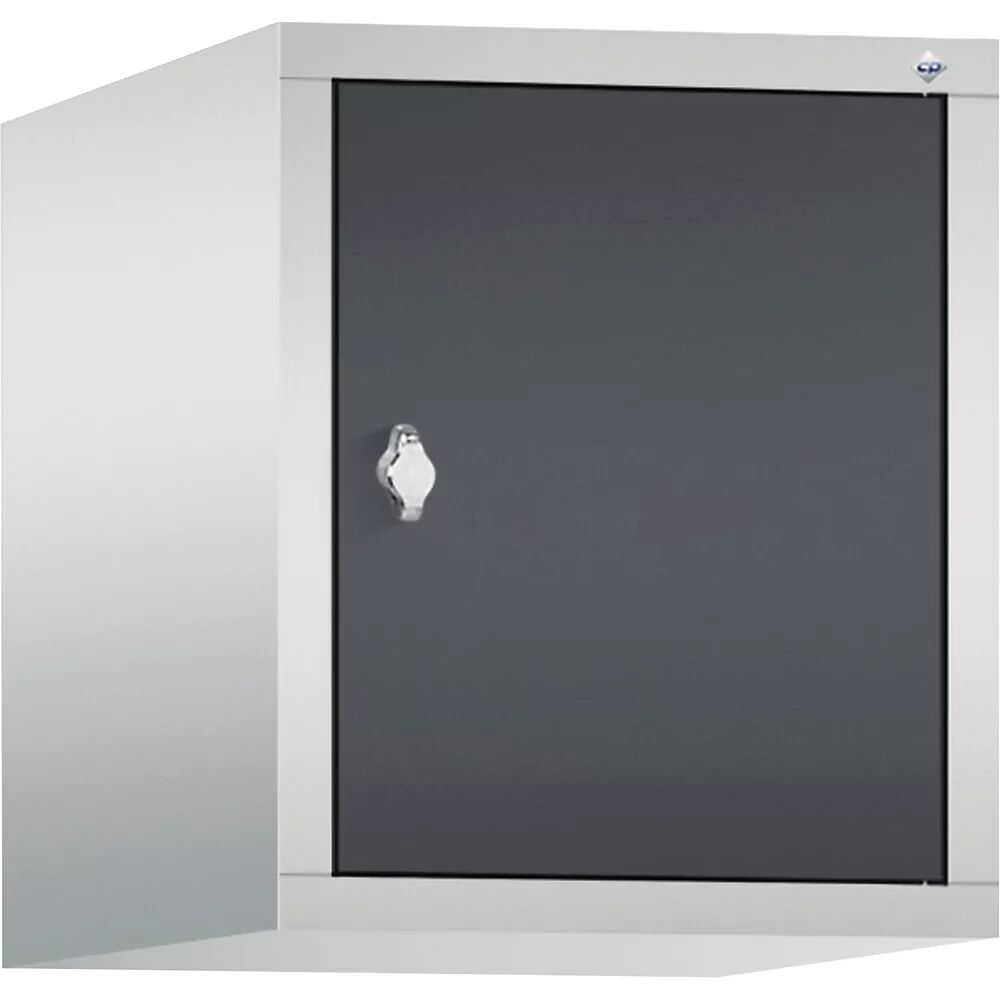 C+P Altillo CLASSIC, 1 compartimento, anchura de compartimento 400 mm, gris luminoso / gris negruzco