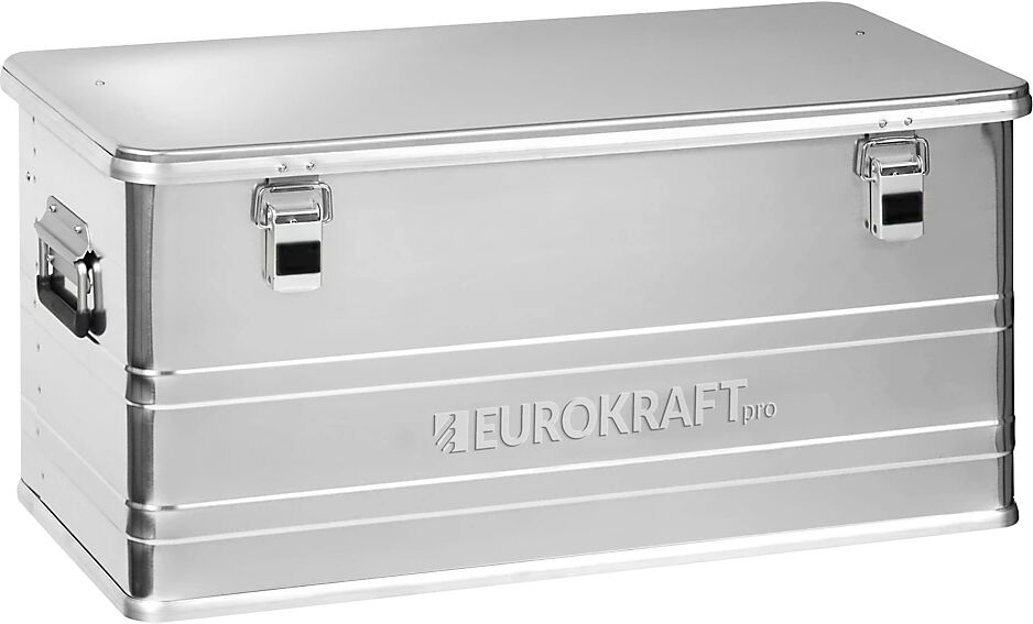 eurokraft pro Contenedor de aluminio Industry, capacidad 92 l, L x A x H exteriores 780 x 385 x 367 mm