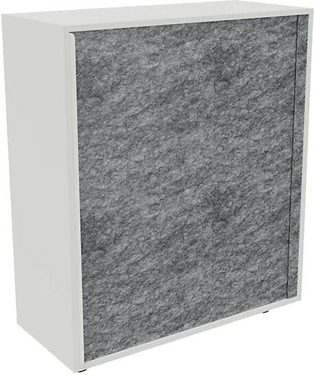 kaiserkraft Armario de persiana NEOTEX con frente acústico, H x A x P 1150 x 1000 x 440 mm, frente gris granito