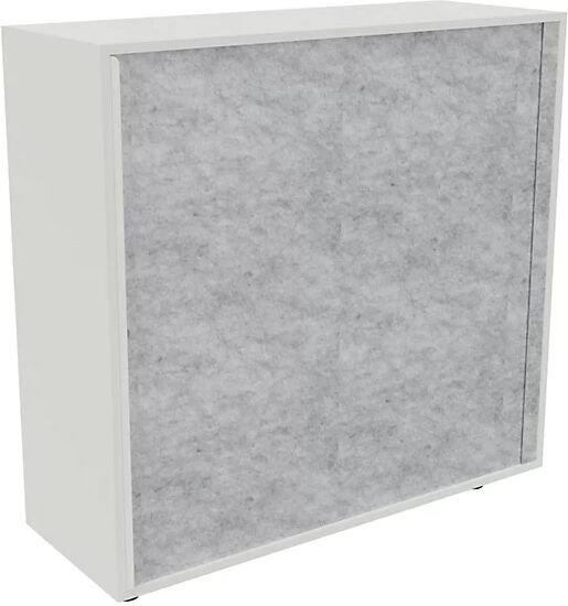 kaiserkraft Armario de persiana NEOTEX con frente acústico, H x A x P 1150 x 1200 x 440 mm, frente gris marmóreo