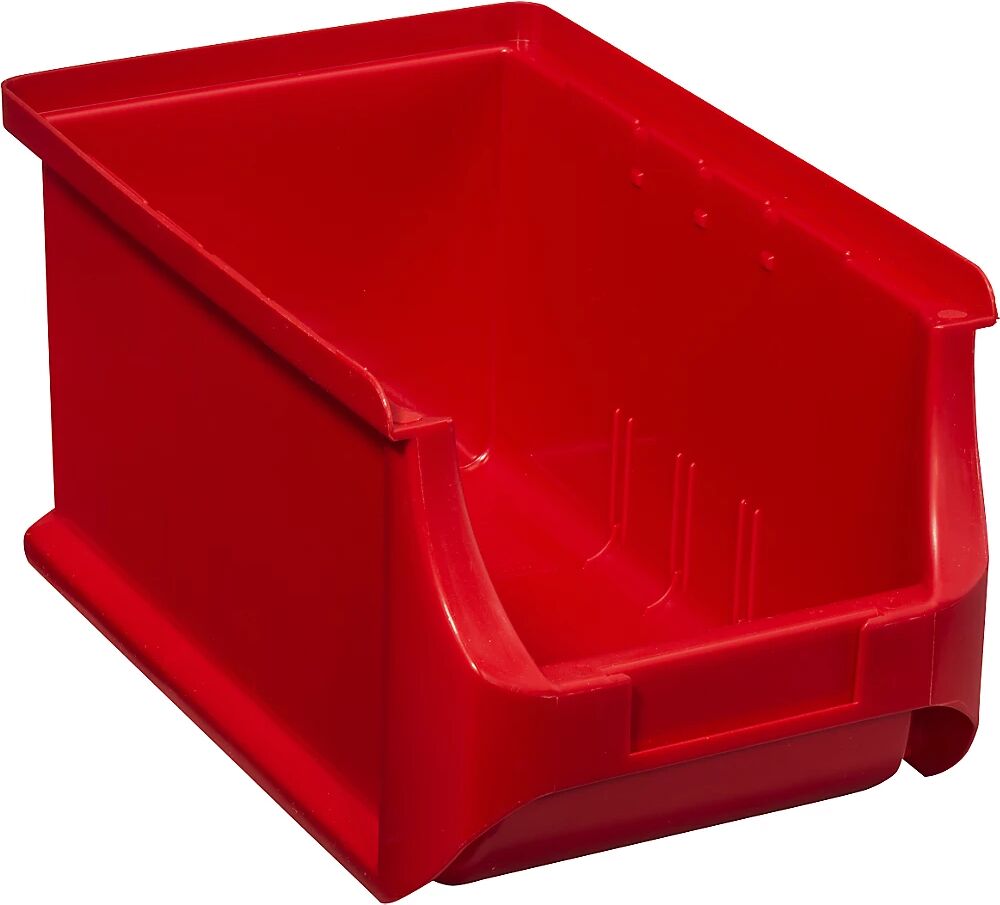 kaiserkraft Caja visualizable, L x A x H 235 x 150 x 125 mm, UE 24 unid., rojo