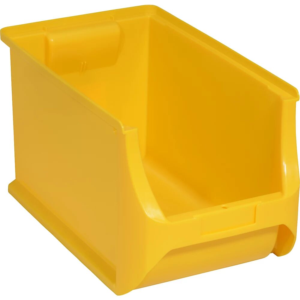 kaiserkraft Caja visualizable, L x A x H 355 x 205 x 200 mm, UE 8 unid., amarillo