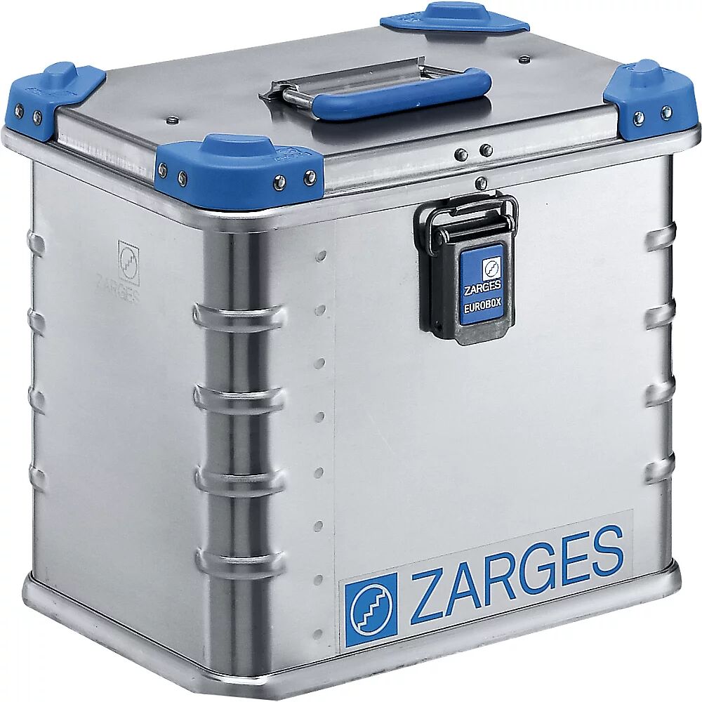 ZARGES Caja universal de aluminio, capacidad 27 l, dimensiones exteriores L x A x H 400 x 300 x 340 mm