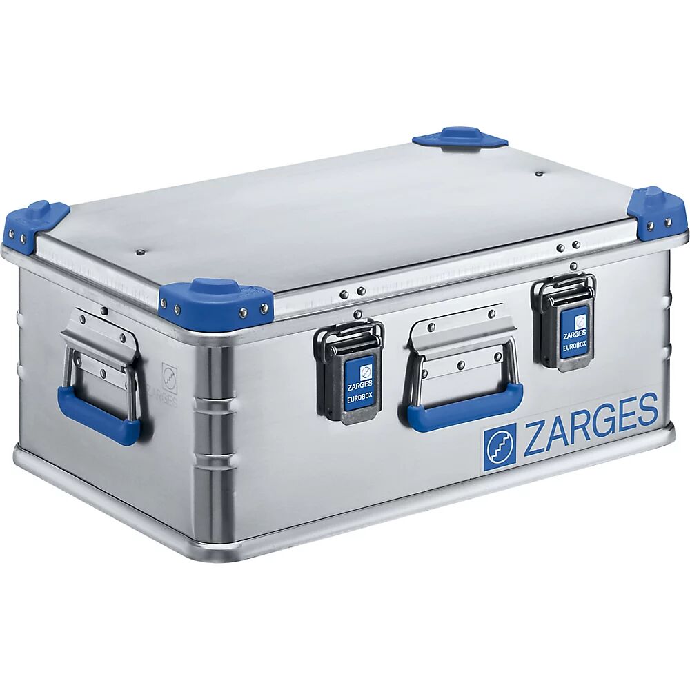 ZARGES Caja universal de aluminio, capacidad 42 l, medidas exteriores LxAxH 600 x 400 x 250 mm